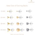 thumbnail image 4 of wqlpp-925 Earring Backs Sterling Silver Earring Backs (9.2mm, 2 Pairs), 4 of 4
