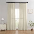 thumbnail image 1 of Set de 2 Paneles de Cortinas Joydeco Mezcla de Lino 52x213 cm Color Natural, 1 of 6