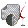 thumbnail image 2 of Household Microfiber Dish Drying Mat Kitchen Sink Drainer Tea Towel Absorbent Coaster, 2 of 3
