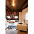 thumbnail image 5 of Linon Cowhide Stencil Full Skin in Black, 5 of 6