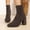 05#Brown, variant on Women's Ankle Boots Pointed Toe Chunky Block Heel Short Boots for Women Low Heeled Booties