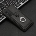 thumbnail image 6 of Compatible with Samsung Galaxy A53 5G Wallet Phone Case,360°Rotation Finger Ring Holder Kickstand,with Card Holder,Lychee Pattern PU Leather Durable Shockproof Rugged Phone Case,Black, 6 of 12