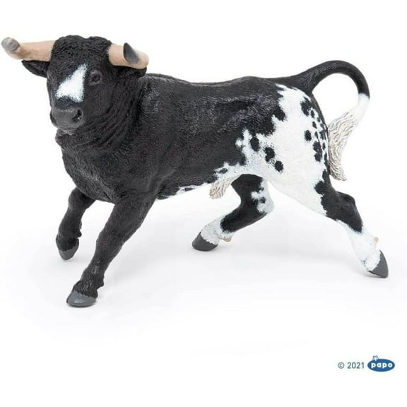 B/W Spanish Bull (Papo)