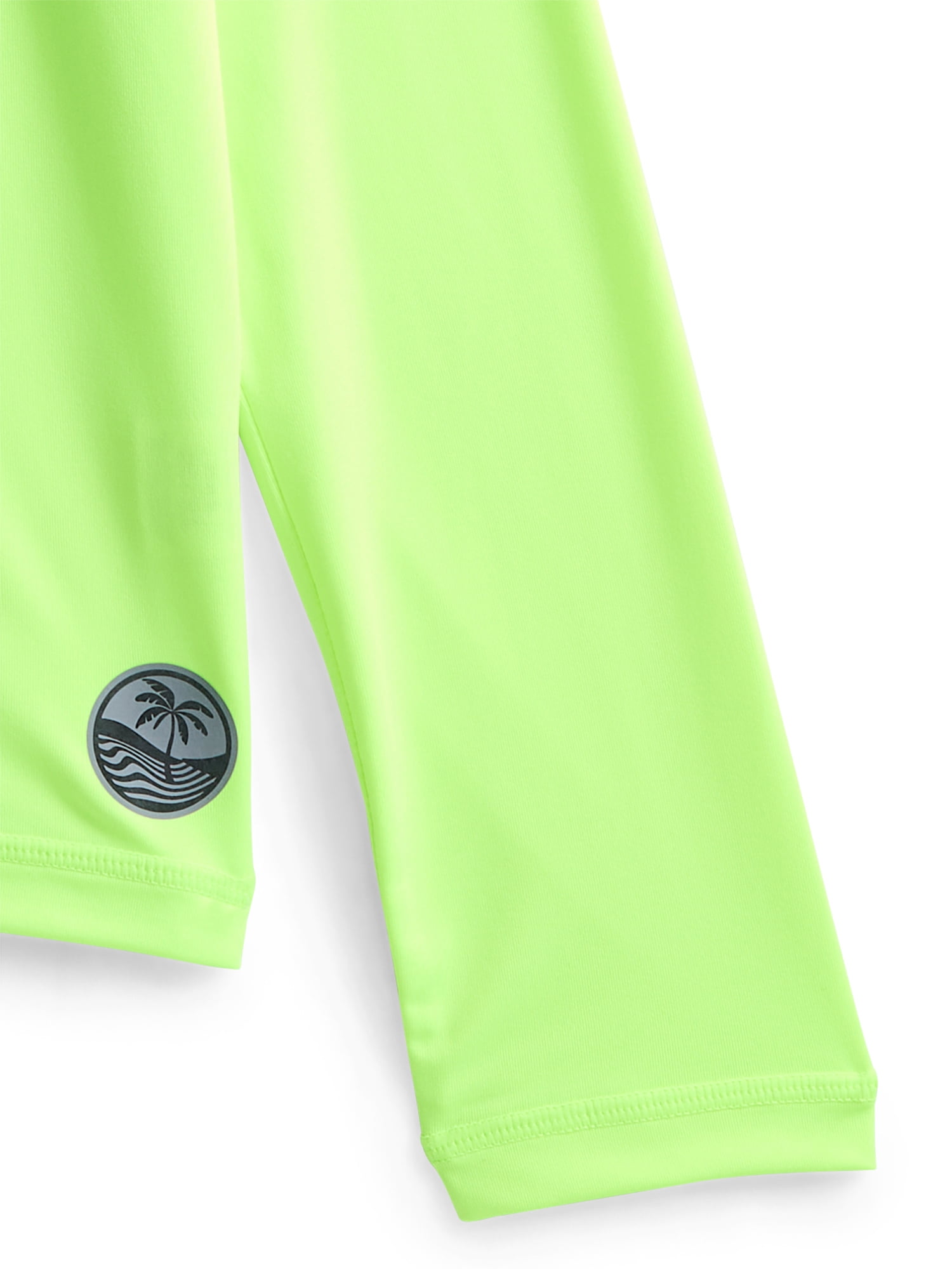 Wonder Nation Boys Rash Guard with Long Sleeves, Sizes 4-18 & Husky