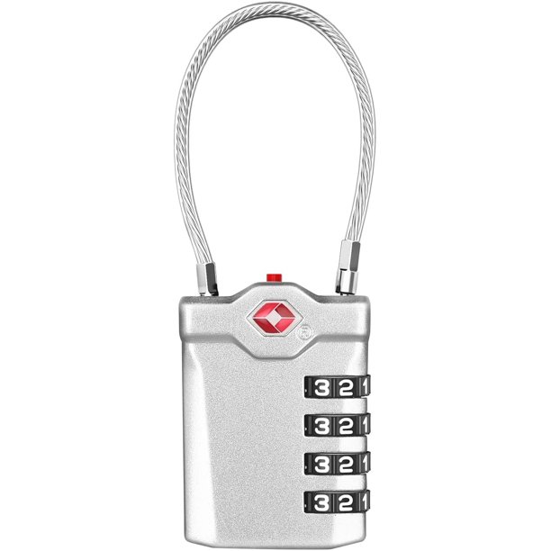 Suitcase lock, 4 digits, suitcase combination lock, number combination