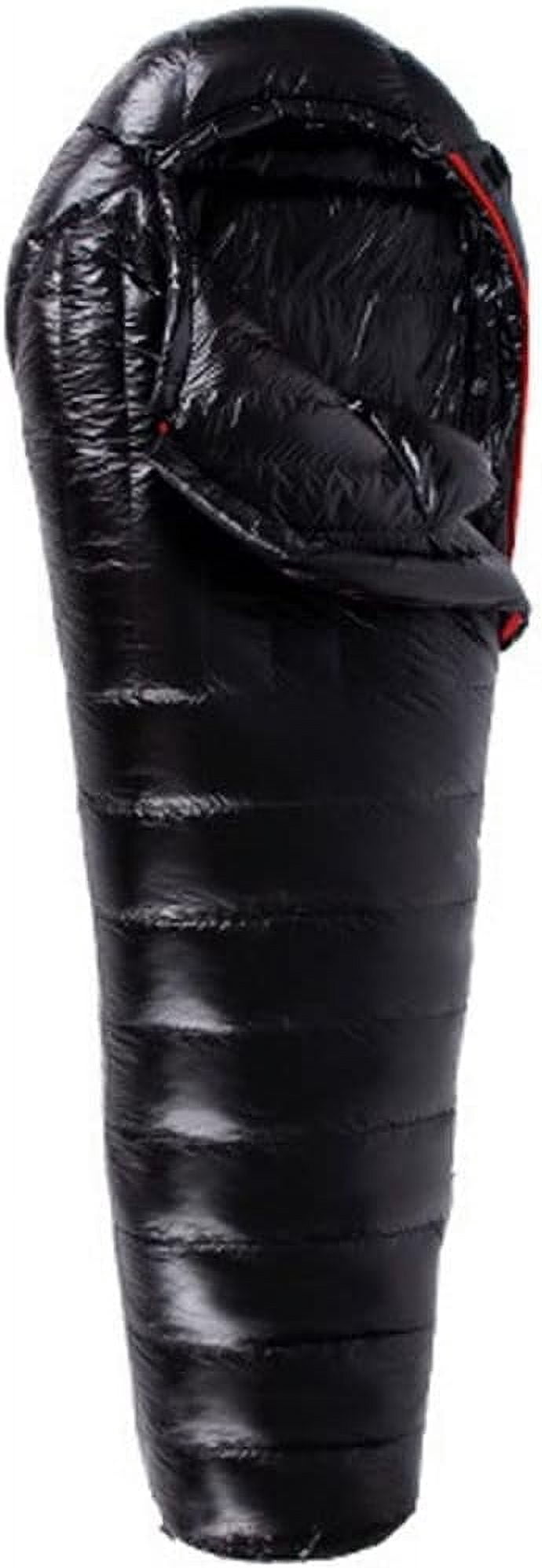 Sleeping Bag for Camping Outdoor Camping Ultralight Warm Sleeping Bag Hiking Travel Backpacking Adult -Style Goose Down Cold Protection Sleeping Bag(Black,1000G)