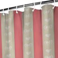 thumbnail image 2 of Shower Curtain Set with Snap-in,Red Beige Abstract Line Style (2) Shower Curtains Waterproof Shower Liner,Decorative Polyester Bathroom Curtain,72x72Inch, 2 of 4