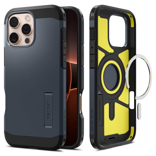 Funda para teléfono Spigen Tough Armor (Ai) MagFit iPhone 16 Pro Max