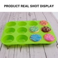 thumbnail image 3 of asjyhkr Silicone Muffin Pan Mini Cupcake Tray, Non-stick Silicone Baking Molds for Making Muffin Cakes, Cupcake, Chocolate, Bread,Tart and Desserts, 3 of 3