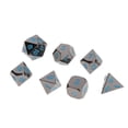 thumbnail image 4 of Juego de dados poliédricos de 7 piezas de aleación de zinc de 7 piezas para mazmorras y dragones, juego de dados RPG, enseñanza de matemáticas D níquel negro Baoblaze Lote de dados poliédricos de aleación de zinc, 4 of 7