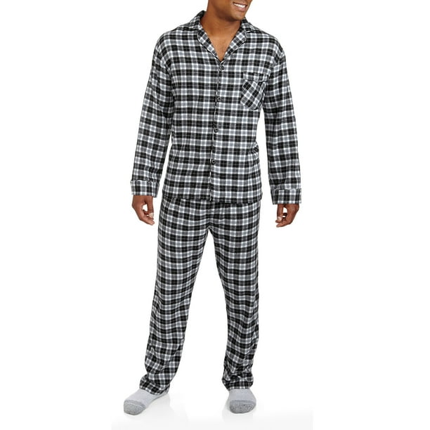 Hanes - ^^hanes Big Men's Flannel Pajama Set - Walmart.com - Walmart.com
