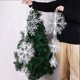 thumbnail image 2 of Adorno colgante de Navidad con purpurina, adorno de copo de nieve, nieve blanca, Navidad (6 uds.), 2 of 5