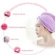 thumbnail image 4 of Toallas para secar el cabello para mujeres, paquete de 3 turbantes de microfibra súper suaves y absorbentes, para envolver el cabello, 4 of 5