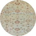 thumbnail image 1 of Ahgly Company Indoor Round Abstract Camel Brown Oriental Area Rugs, 6' Round, 1 of 6