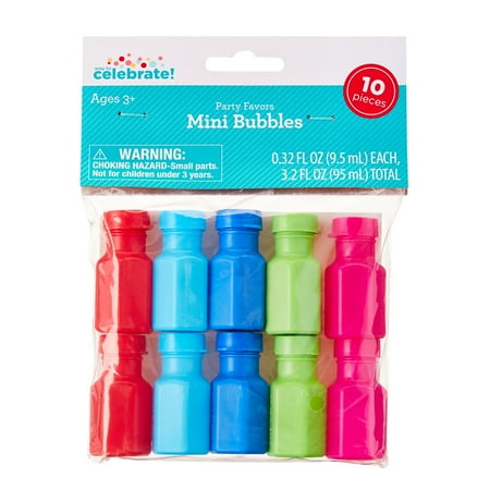 Mini Bubble Party Favors 10 Count by Way To Celebrate Mini Bubble Party Favors 10 Count by Way To Celebrate