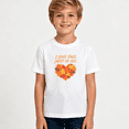 thumbnail image 2 of Boys Graphic Tees Maple Leaves Autumn Fall Kids T Shirt Cute 100% Cotton Short Sleeve Soft Tops 4-13Y, 2 of 5