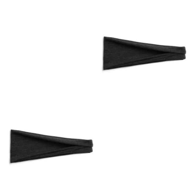 Eigraketly Cintas para la cabeza deportivas, elásticas para correr para mujeres, cintas para la cabeza de entrenamiento de yoga, para correr, 19 gris oscuro 1 2piezas