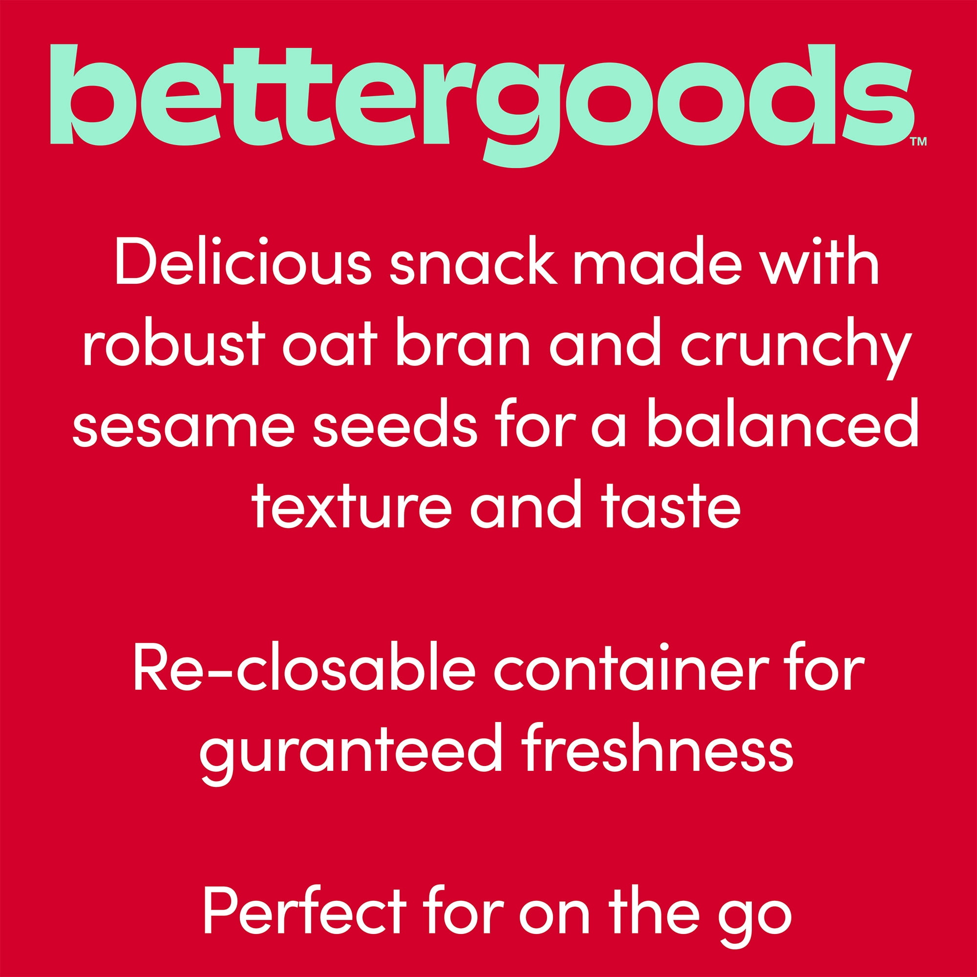 (3 pack) bettergoods Sesame Oat Bran Sticks, 7 oz