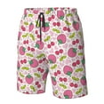 thumbnail image 5 of Naloa Strawberry And Cheery Men's Beach Shorts, Surfing shorts, Swim trunks, Quick Dry Swim Trunks for Surfing Beach Fun - Small, 5 of 9
