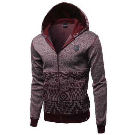 FashionOutfit Men's Fine Quality Plush Fleece Lined Zip up Hoodie (Best Quality Black Hoodie)