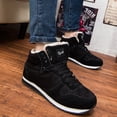 thumbnail image 4 of Botas de Montaña Mujer Hombre Felpa Antideslizantes Invierno Forrado Pelo Nieve ( 39) Negro Likrtyny Tenis De Mujer Tenis De Hombre, 4 of 7