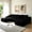 Black, variant on DRNANLIT 134" Cloud Sectional Sofa, Beige – U-Shape Chaise with Side Pockets & Cup Holder, No Assembly Needed
