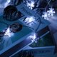 thumbnail image 2 of Luces navideñas Luces de copo de nieve - Total 1.5 metros 10 luces de hadas Funciona con batería a prueba de agua para decoraciones navideñas para interiores / exteriores (luz colorida) brillar Electrónica, 2 of 5
