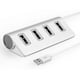 thumbnail image 2 of Concentrador USB 2.0 de 4 puertos para Air/Pro, Surface Book, smartphones, unidades flash USB y otros dispositivos, 2 of 3
