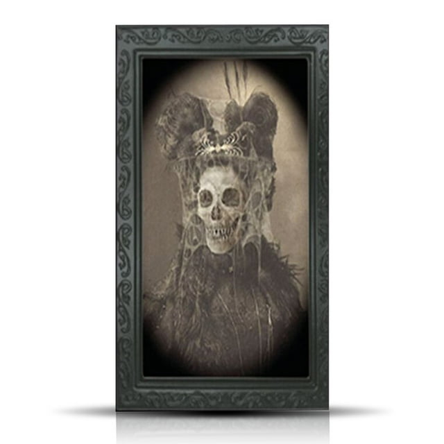 MesaSe Halloween Picture Frame Party Horror Scary PVC TPE Photo Home Hotel Haunted House Decorations B010