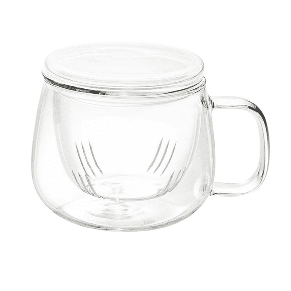Infusion Glass Tea Cup, 12 oz Borosilicate Glass Mug with Infuser for Loose Leaf Tea - Citea
