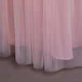 thumbnail image 6 of USNSM (4-14 Years) Children's Dress Girl's Puff Sleeve Princess Dress Long Sequin Dress Dress Size 110-160 Pink 13-14 Years, 6 of 9