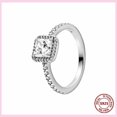 thumbnail image 1 of 925 Silver Stackable Vintage Leaf Ring For Women Crystal S925 Bowknot Rings Original Finger Rings Anniversary Retro Jewelry YFPTR086 8, 1 of 6