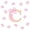 Pink C, variant on Meiyoeat Cartoon Glitter Print Bow Twin Comforter Sets for Women Kids, Kawaii Monogram J Bedding Set, Pink, Pink Reversible, 2 Pieces