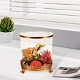 thumbnail image 7 of WHAMVOX  Preserved Flower Glass Cover Display Case Floral Containers Golden, 7 of 7