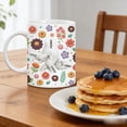 thumbnail image 4 of Cheapark Mom Handprint Flower Mug Ceramic Cup For Mother's Day Gift Daily Drinkware Decor Gift, 4 of 7