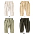 thumbnail image 6 of GYRATEDREAM Boys Casual Sweatpants, Summer Cargo Pants Athletic Pants Solid Color Pocket Bottoms Active Joggers Pants for 7-8Y, 6 of 6