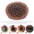 thumbnail image 4 of Tapa de boca La guitarra de madera Boca agujero de sonidos de la cubierta del bloque de votos Buffer de madera de caoba de ecualización acústica guitarras folk Tomshoo  Tapa de boca, 4 of 6