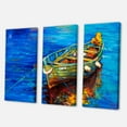thumbnail image 3 of Boats During Warm Sunset Resting On The Water IV 28 in x 36 in Painting Canvas Art Print, by Designart, 3 of 3
