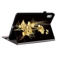 thumbnail image 4 of Dteck Case for Lenovo Tab M9 2024/2023 (TB-310FU), Leather Folio Cover with Card Slots, Multi-Angle Viewing Stand,Gold Rose, 4 of 4
