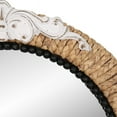 thumbnail image 4 of Serenity Arched Rattan Frame Boho Wood Wall Mirror, 4 of 6