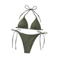 thumbnail image 3 of Bikini para mujer Traje de baño de traje de baño para actividades acuáticas de clubes Spas de vacaciones M, 3 of 9