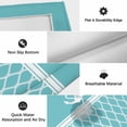 thumbnail image 6 of Blue Morocco Outdoor Rug for Patio/Deck/Porch, Non-Slip Large Area Rug 6 x 9 Ft, Modern Geometric Nautical Anchor Stripe Indoor Outdoor Rugs Washable Area Rugs, Reversible Camping Rug Carpet Runner, 6 of 8