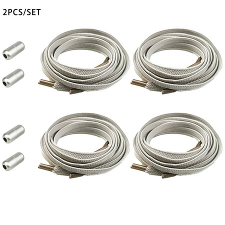 

Azhf Free Shipping 4pcs For Trainers Portable Without Ties With Buckles Sneakers Elastic Shoelaces