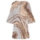 thumbnail image 4 of Txlixc Vestido estampado de 3 / 4 mangas para mujeres, vestido de verano con volantes de cuello V Txlixc moda, 4 of 6