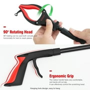 KEKOY 32 Inch Grabber Reacher Tool, Foldable Grabber with Light, Extra Long Grabbers for Elderly Grab It Reaching Tool, Trash Pick up Stick, Picker Upper Heavy Duty, Red
