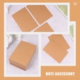 thumbnail image 3 of HEATSHAKING 200Pack Blank Notecards For Diy Projects Rectangular Light Brown 5.7In X 3.73In, 3 of 8