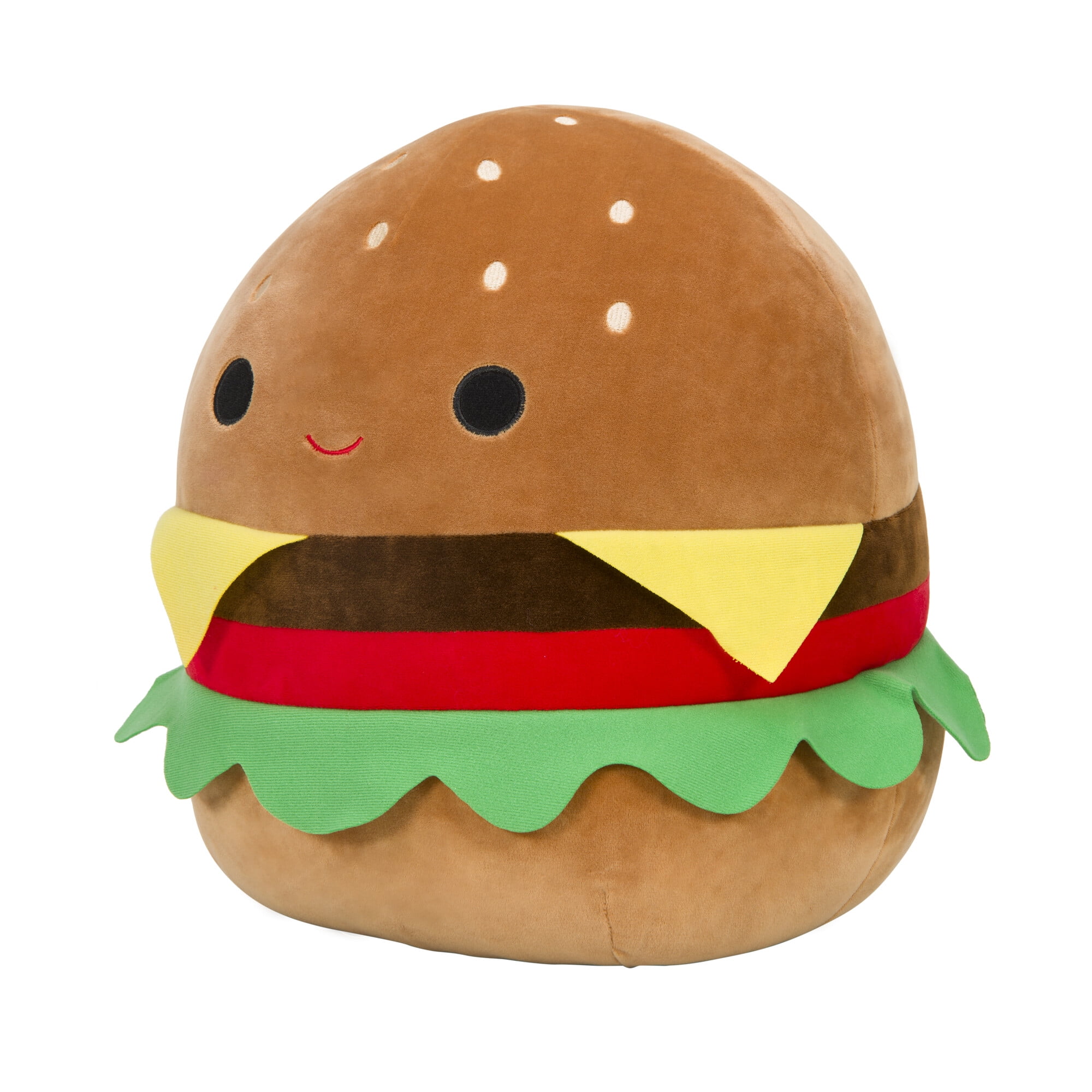 Squishmallows Plush 16 inch Carl the Cheeseburger- Childs Ultra Soft Stuffed Toy