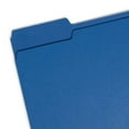 thumbnail image 2 of Smead File Folders with Single-Ply Tab Letter - 8 1/2" x 11" Sheet Size - 3/4" Expansion - 1/3 Tab Cut - Top Tab Location - Assorted Position Tab Position - 11 pt. Folder Thickness - Navy Blue - 1.02, 2 of 5