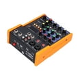 thumbnail image 1 of Audio Mixer, 4 Input Channels Sound Mixer Long Life Rich Usage  For Party For Webcast, 1 of 8