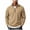 Khaki PHZV2, variant on GXWEA Men's Quarter Zip Sweater Casual Lightweight Knit Pullover Sweater